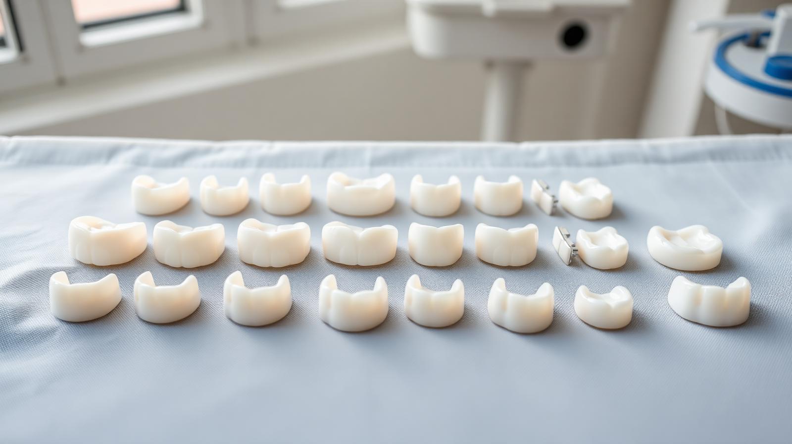 Comparison of 10, 16, 20, and 24 veneer unit configurations with corresponding GBP price bands at Vista Smile Studio, Didim, Turkey, 2026.